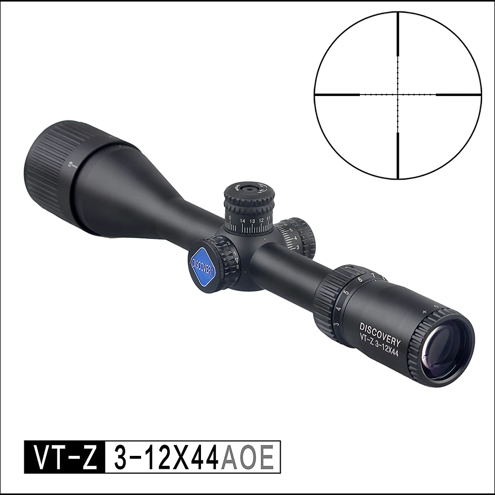 

DISCOVERY Riflescope VT-Z 3-12X44 AOE illuminated rifle scope with MIL-DOT reticle parallax hunting tactical Riflescope