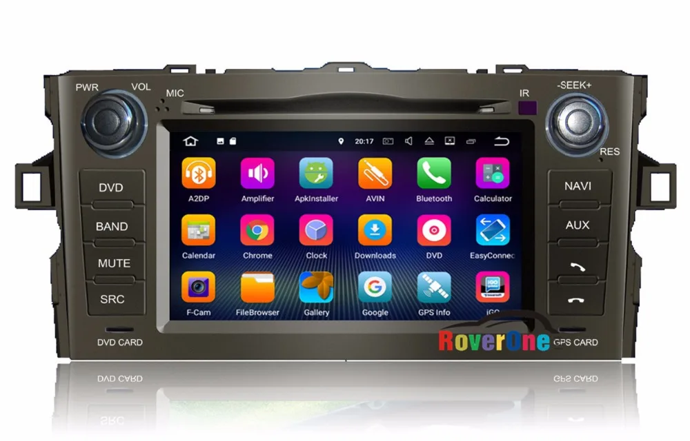 Discount For Toyota Auris 2008 - 2012  Android 7.1 Autoradio DVD Automotivo Car Radio with Bluetooth Navigation PhoneLink Backup Camera 2