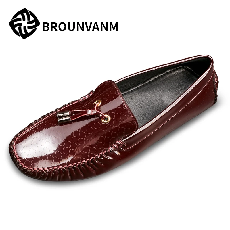 

men shoes summer British male leather casual shoes men's leather shoes slip-on pedal driving male