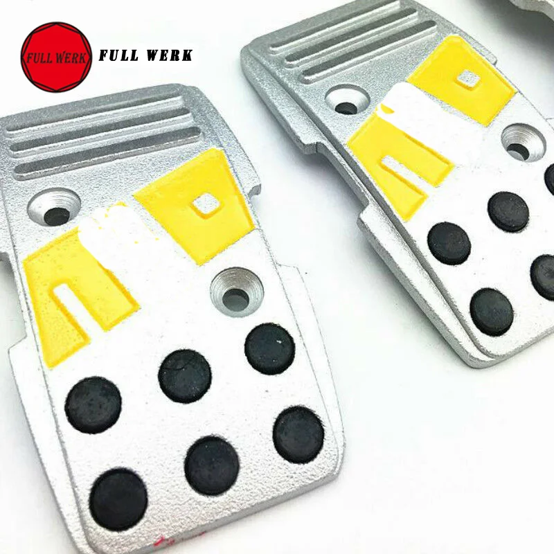 Set Pedali Auto Sportivi In Lega - Antiscivolo Per Frizione, Freni E Acceleratore - Foto 7