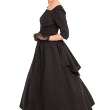 1880s Empire Waist Wedding Dress
