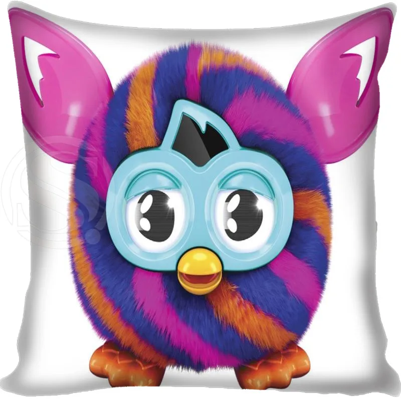 На заказ Furby квадратный чехол для подушки на заказ на молнии для спальни домашний чехол для подушки 1 шт. на заказ 40x40 см - Цвет: 20