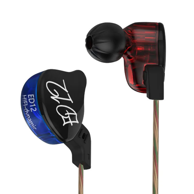 

Original KZ ED12 Cool Earphone Detachable Cable In Ear Noise Isolating HiFi Music Sports Earbuds With Microphone Brand New