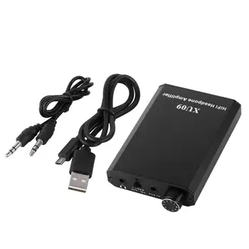 Portable 3.5mm AUX Interface Stereo Audio Portable Mini HiFi Headphone Amplifier Amp Improve Sound Quality