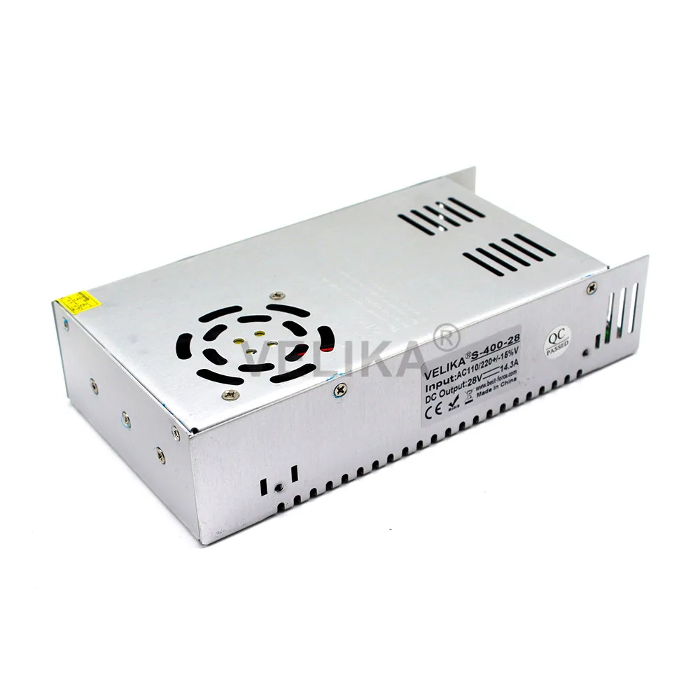 Регулируемый 28V 14.3A 400W Драйвер импульсного источника питания для Светодиодный