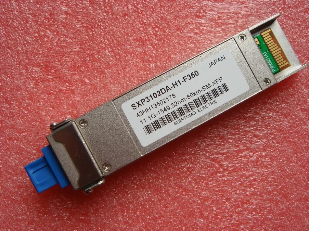 

SUMITOMO SXP3102DA-H1-F350 11.1G-1549.32NM-80KM-SM-XFP