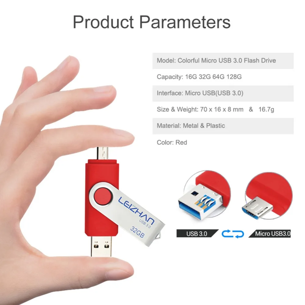 2019 новый стиль Лидер продаж LEIZHAN USB флэш накопитель для смартфонов и планшетов