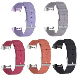 Красочные ремешок для Fitbit заряд 3 Смарт часы браслет холст нейлон заменить Для мужчин t Для мужчин Для женщин Smartwatch зарядки 3 ремешок