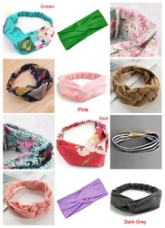 1PC Women Knotted Bow Headband Cross Turban Elastic Headwear Lady Headdress Head Wrap Fashion Hair Band For Girls Hot Sale 1PC Women Knotted Bow Headband Cross Turban Elastic Headwear Lady Headdress Head Wrap Fashion Hair Band For Girls Hot Sale
