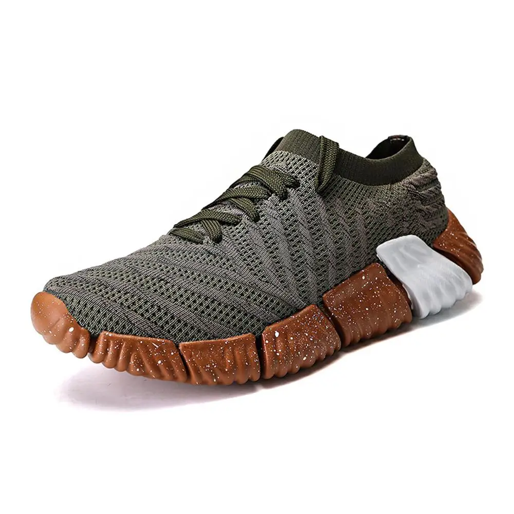 

2018 New Brand Style Adult Summer Casual Shoes For Men Fly Weave Sock Comfortable Footware Unisex Mesh Male Shoes Outdoor