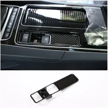 Углеродное волокно стиль интерьер электронный переключатель ручного тормоза Кнопка украшения Рамка для Jaguar XFL XE F-Pace- автомобильный аксессуар