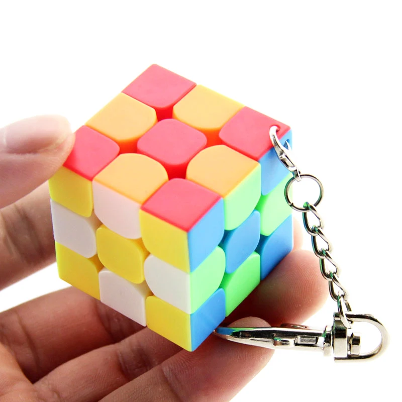 MOYU Волшебные скоростные кубики брелок 3x3x3 антистрессовые нео головоломки