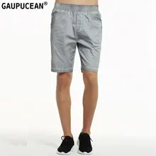 Gaupucean хлопковые мужские повседневные винтажные Чино Короткие брюки галстук-краситель бандана летние серые темно-синие европейские Стильные Модные мужские шорты