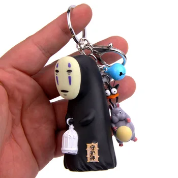 

Fly Mouse No Face Man Gift Doll Simple Model Cartoon Animation Action Figure For Bell KeyRing Mascot KeyChain Holder Purse Bag