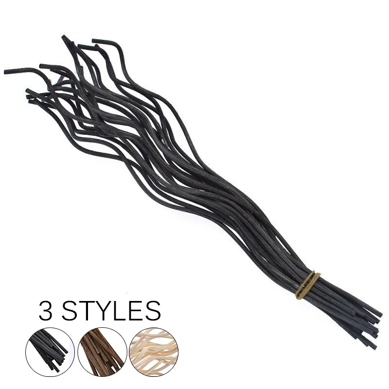 

20pcs Long Wavy Rattan Reed Fragrance Diffuser Replacement Refill Sticks Accessory For Home Garden Supplies