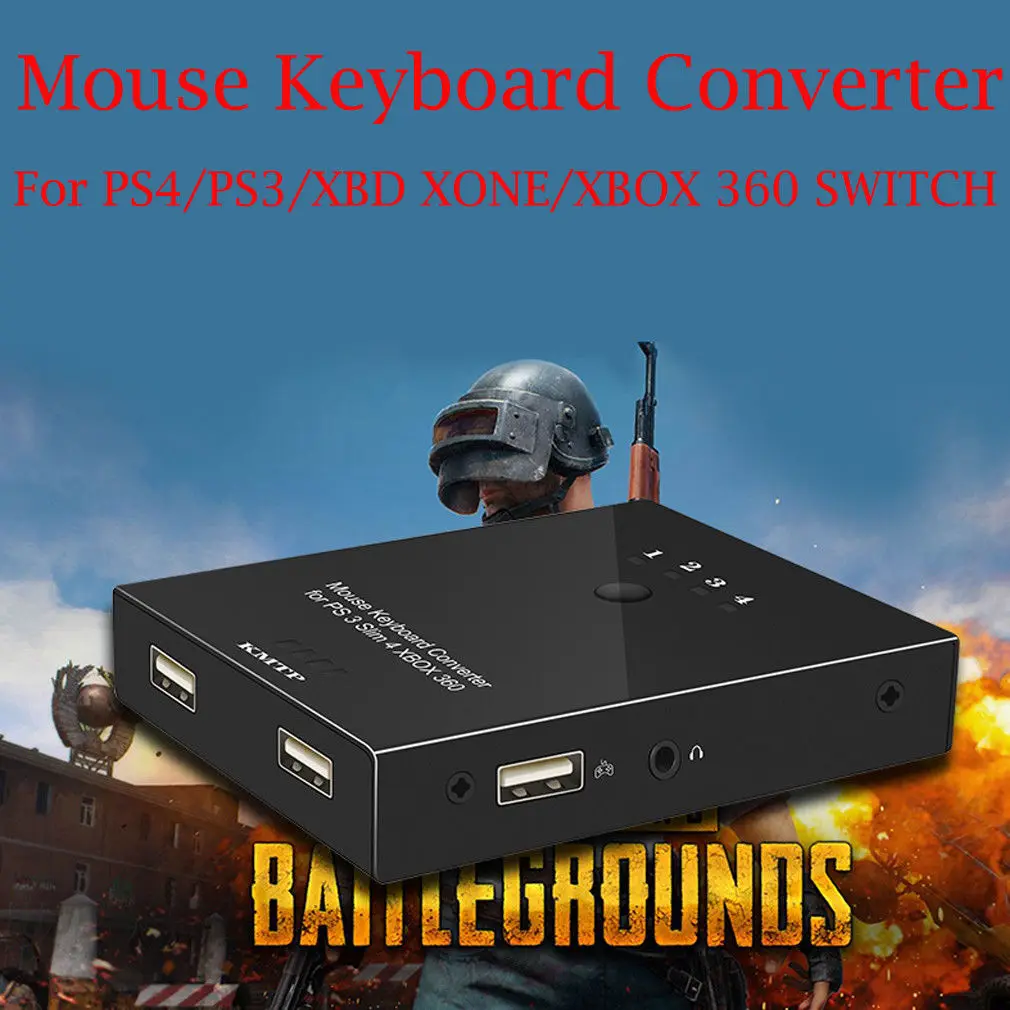 

Game Mouse Keyboard Converter Adapter for PS4/PS3/XBO XONE/XBOX 360 Switch