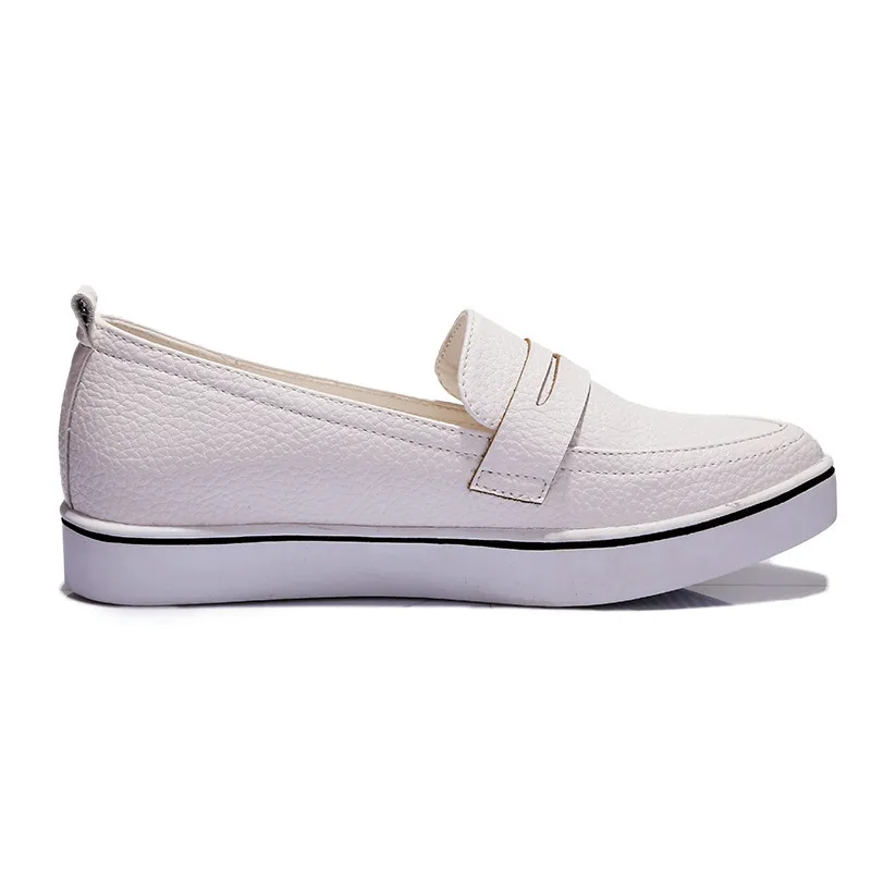 QUTAA/ г.; Лидер продаж; Модная белая женская обувь; модная простая обувь на низком каблуке; размеры 34-40