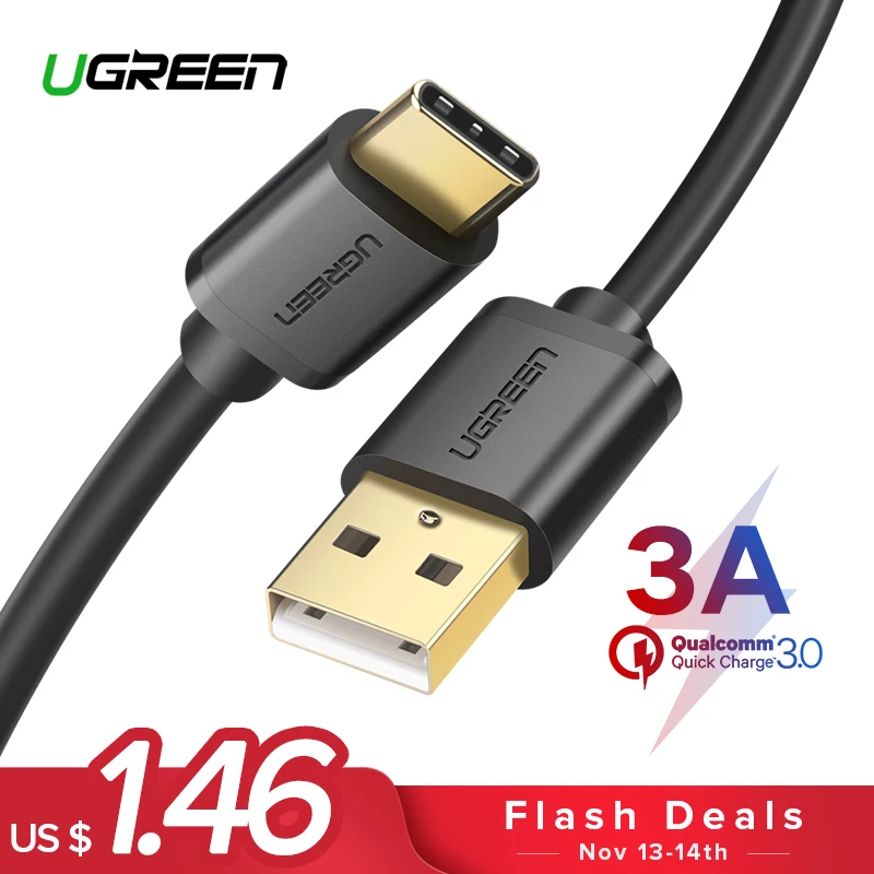 Ugreen 3A USB C Cable for Huawei Mate 20 Pro USB Type C Fast Charging Data Cable for Xiaomi Mi 8 Oneplus 6 5T USB C Charger Cord цена Ugreen 3A USB C Cable for Huawei Mate 20 Pro USB Type C Fast Charging Data Cable for Xiaomi Mi 8 Oneplus 6 5T USB C Charger Cord цены онлайн