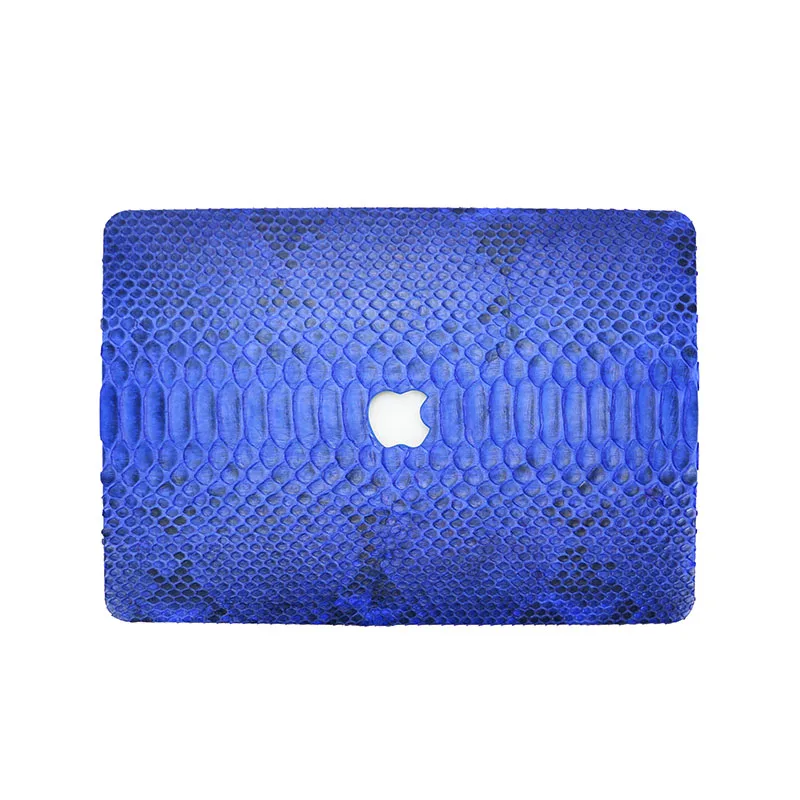 blue Чехол для ноутбука синего цвета из кожи питона для Macbook Air retina 1" 15", новинка, 1" чехол со змеиным покрытием - Цвет: blue