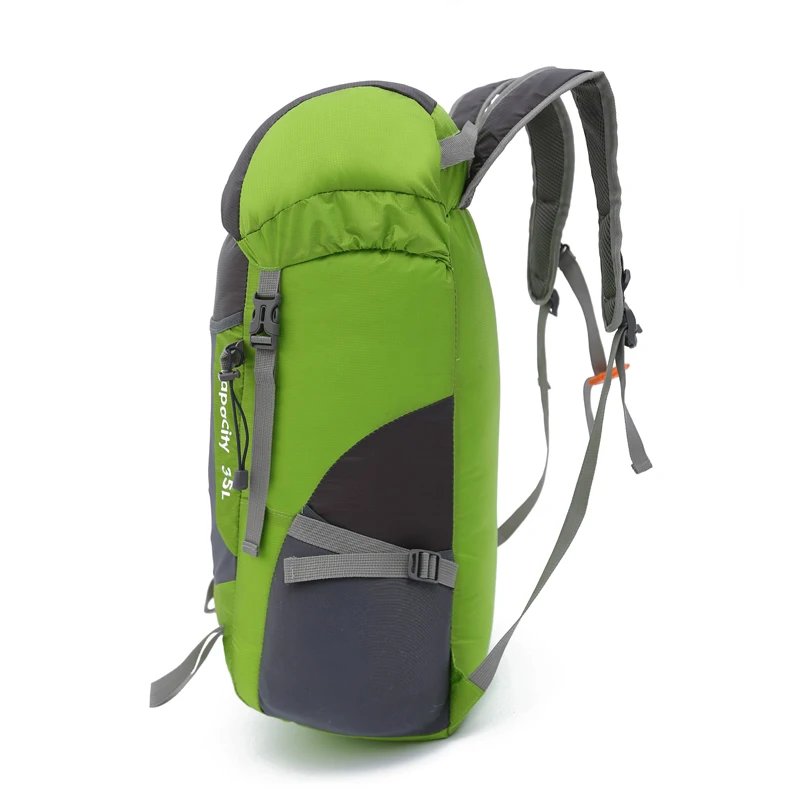 Супер мягкий кожаный рюкзак для путешествий, походный, для альпинизма, для горных путешествий, водонепроницаемый, походный рюкзак, софтбэк, складная сумка