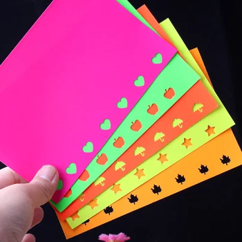 

Colorful Handmade Sticker Kids Educational Material DIY Album Scrapbook Card Embossed Paper for paper for Scrapbooking Punches
