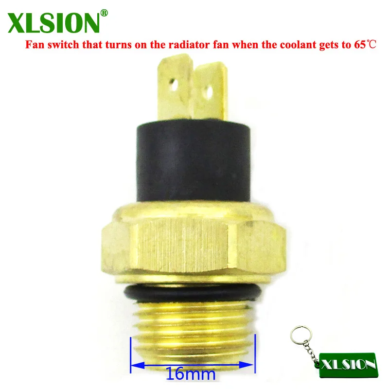 XLSION M16 Radiator Thermal Fan Switch Thermostat For 250cc Water
