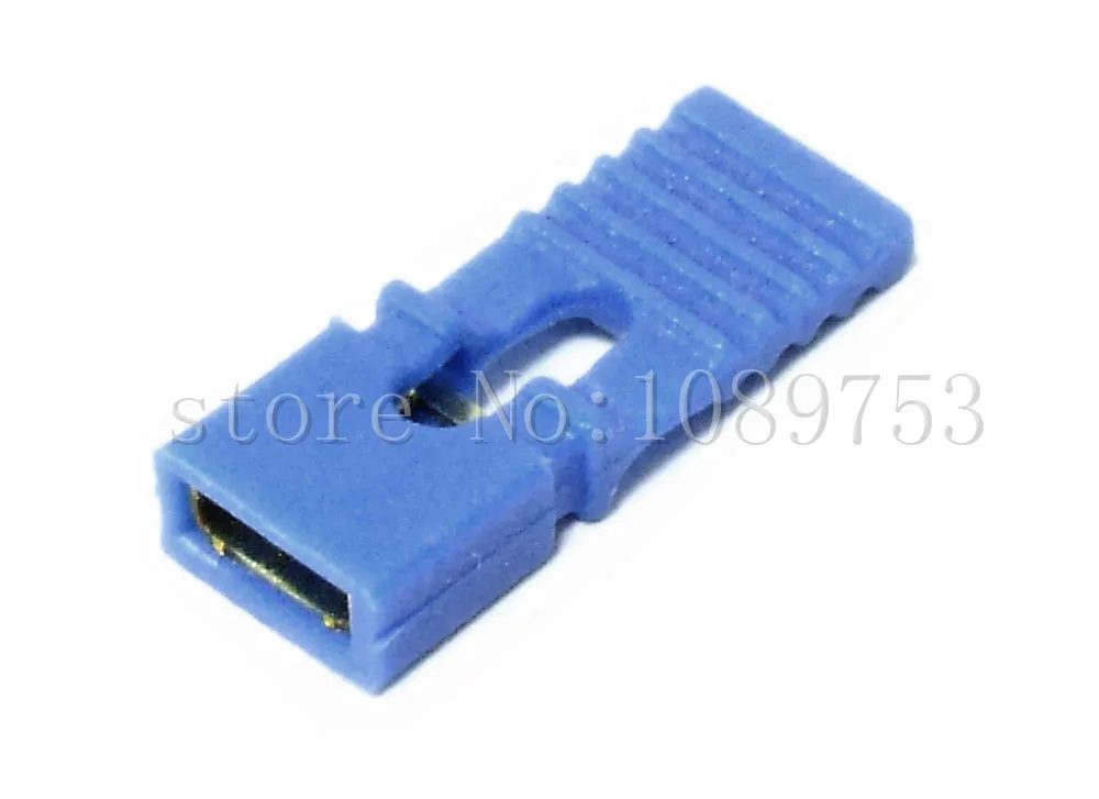 100 Pcs Mini 2.54mm Standard Circuit Board Red With Handle Jumper Cap