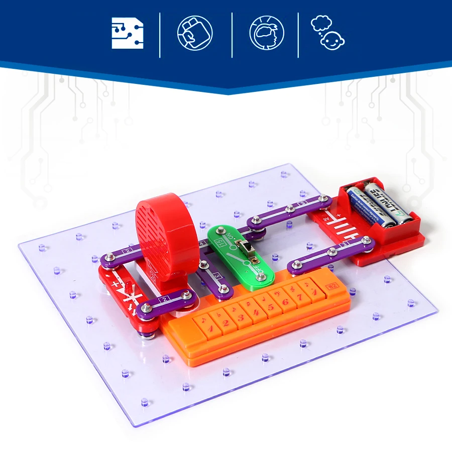 789 проектов, умный Обучающий набор для обнаружения электроники, отличный Diy строительный блок, Забавные электрические схемы, наборы для детей