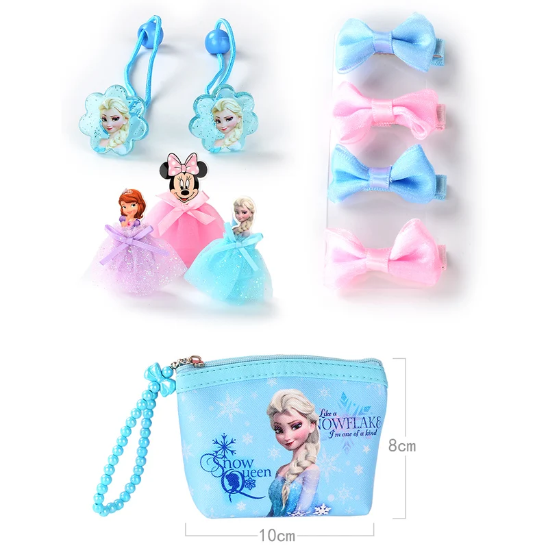 Disney Pretend Play Beauty Hairdressing Tiara Gift Box Frozen Zero Wallet Hair Accessories Hairpin Toy Gift For Girls Disney Pretend Play Beauty Hairdressing Tiara Gift Box Frozen Zero Wallet Hair Accessories Hairpin Toy Gift For Girls