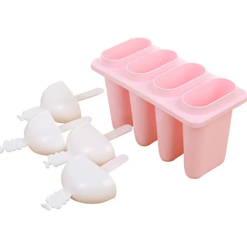 

DoreenBeads 1 Set 4 Cells Ice Cream Mold Fruit Grape Pattern Ice Tray Tubs Box Popsicle Mould Kitchen Bar DIY 13.5*6.5*12.1 cm