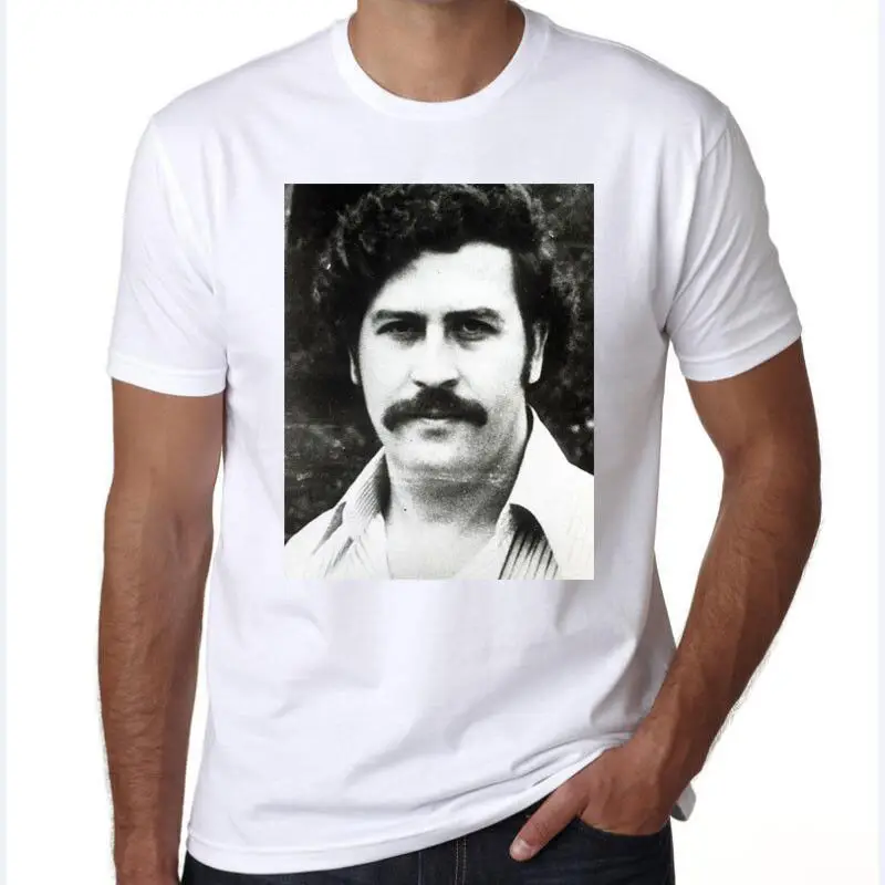 Мужская футболка для мужчин s Tee Pablo Escobar Narcos Plata O Plomo Medellin s m XL Colombia Harajuku топы Футболка модная классическая