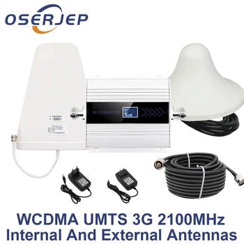 

led display UMTS 2100Mhz repeater celular MOBILE PHONE Signal Repeater booster,2100MHz amplifier + LPDA /Ceiling Antenna