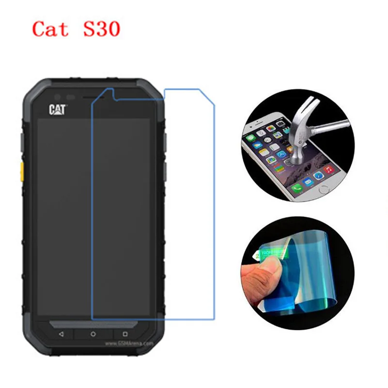 

3PCS HOT For Cat S30 Screen Protector Premium Tempered Cat S30 Glass Soft Nano Explosion proof Clear Film Protective Guard