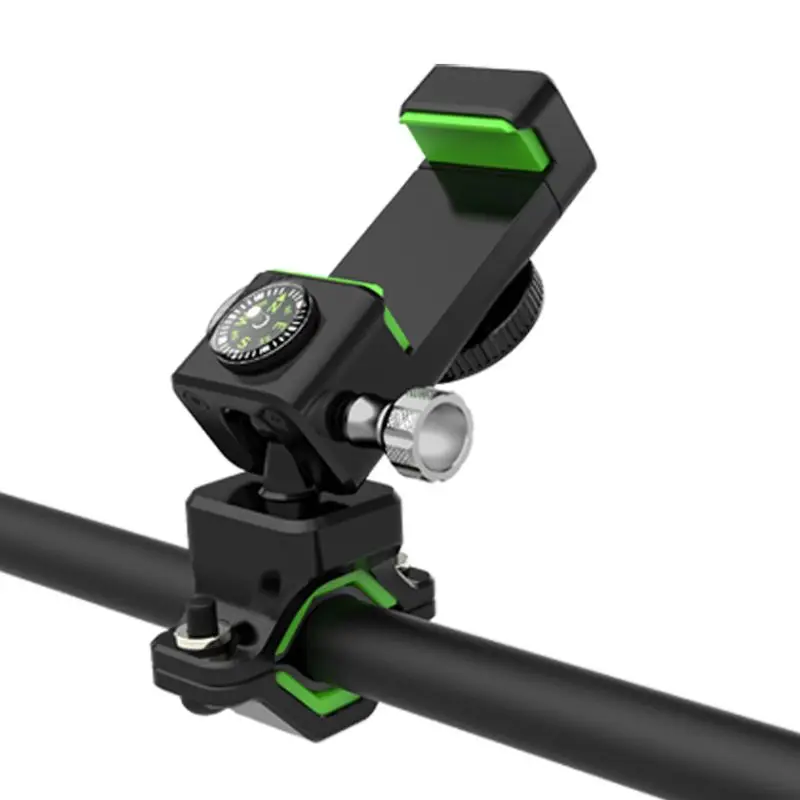 Multi-functional Bicycle Handlebar Mount Bracket Motorbike Phone Holder With Compass for iPhone Samsung 3.5-6.5 inch Cel | Автомобили и