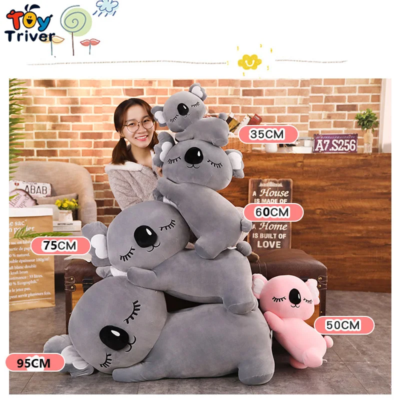 Kawaii австралийская коала плюшевые игрушки Triver Koalas медведь мягкая кукла сна Cuhsion подушка дети девочка подарок Прямая поставка