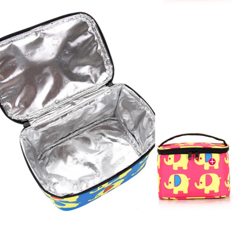 Мультяшные животные большой емкости lnsulated коробка-сумка для обеда еды пикника Водонепроницаемый Tote ланч-сумки для детей взрослых