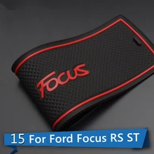 17 шт./компл. автомобиля ворота игровые коврики Нескользящие Салонные подложки для Ford Focus RS ST- интерьерные аксессуары