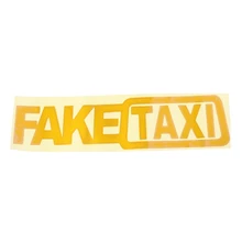 FAKE TAXI Car Sticker Funny Car Window Decal 20x5cm 10166