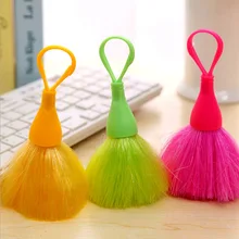 Candy Color Keyboard Mouse Small Cleaning Brush Mini Electrostatic Cleaner Anti-Static Screen Whisk Broom Car Dashboard Sweeper