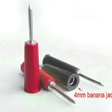 2 шт 4 мм банан Джек 2 мм контактный наконечник адаптер для датчики для мультиметра тест