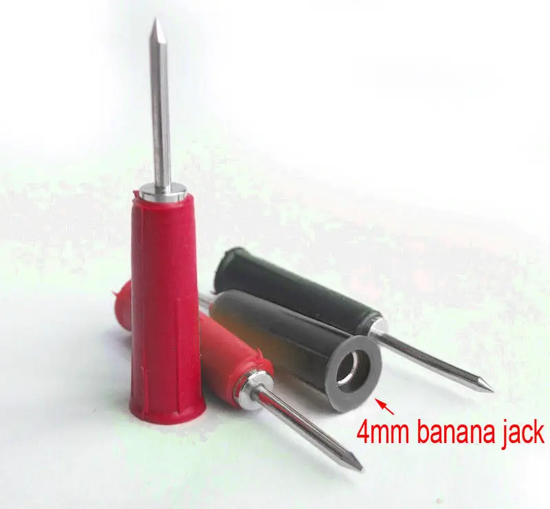 

2pcs 4mm Banana Jack to 2mm Pin Tip Plug Adapter for Multimeter Probes test