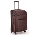 Universal wheels trolley luggage travel bag soft box20 24 28 ultra-light waterproof oxford fabric travel bag 