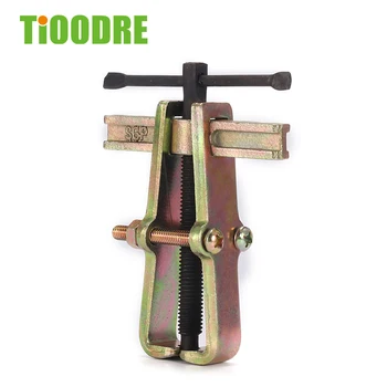 

TiOODRE Spiral Puller Carbon Steel Double Claw Clamping Gear Puller Armature Bearing Spiral Puller Forging 12mm Lead Screw