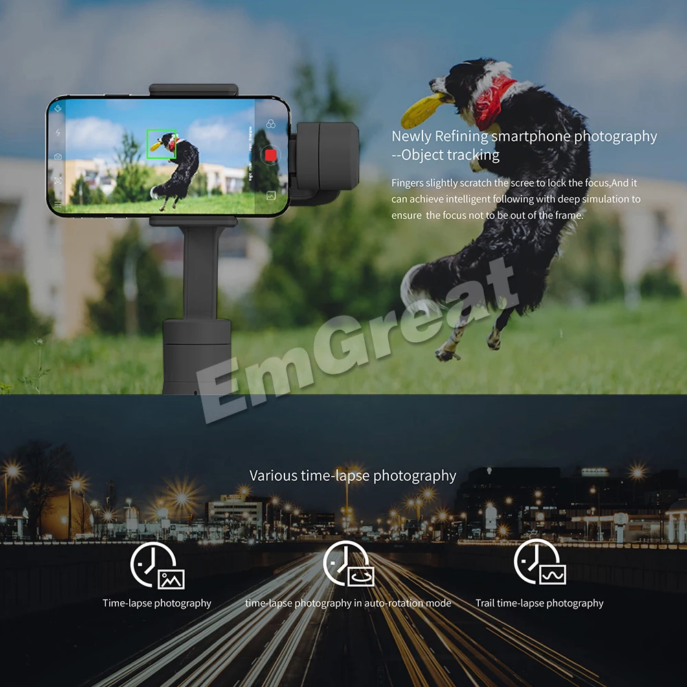 FeiyuTech Feiyu Vimble 2 3 осевой Ручной Стабилизатор для смартфона PK Zhiyun Smooth 4 183 мм полюсный