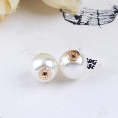 10pcs Gold Silver Copper Ear Line Chains DIY Earrings Making Imitation Pearls Women Handmade Ear Jewelry Accessories Wholesale - Цвет: Gold Pearls