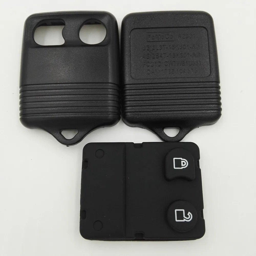 Replacement 2 Button Blank Key For Ford Explorer Mercury Mazda Remote Case Cover Fob Key Shell No Chips Inside