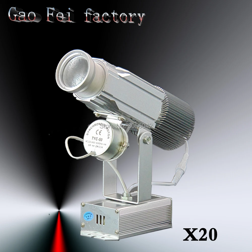 

LED Logo lamps 30W lumens Dynamic Gobo spotlight Rotating custom (20pcs/lot)