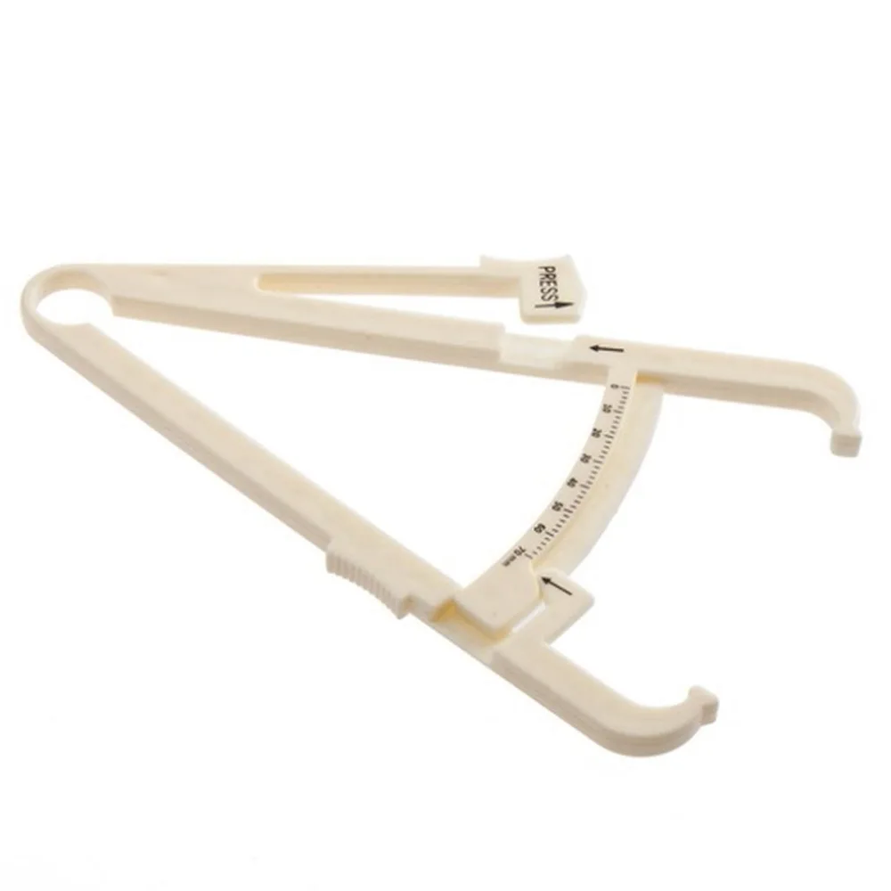 

1 PC Personal Body Fat Loss Tester Calculator Caliper Fitness Clip Fat Measurement Tool Slim Chart Skinfold Test Instrument