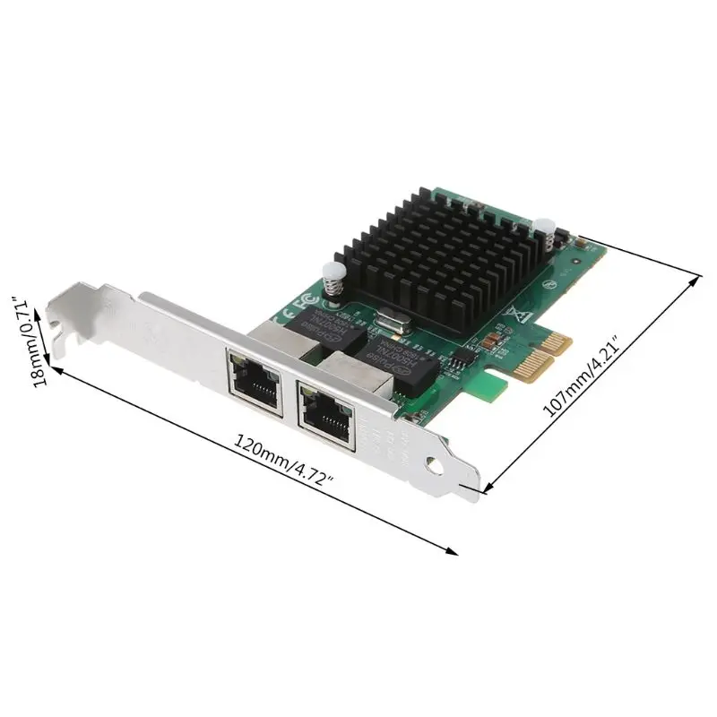 PCI-Express Dual Порты и разъёмы 10/100/1000 Мбит/с гигабитная сетевая карта сервер адаптер NIC EXPI9402PT контроллер Intel 82571