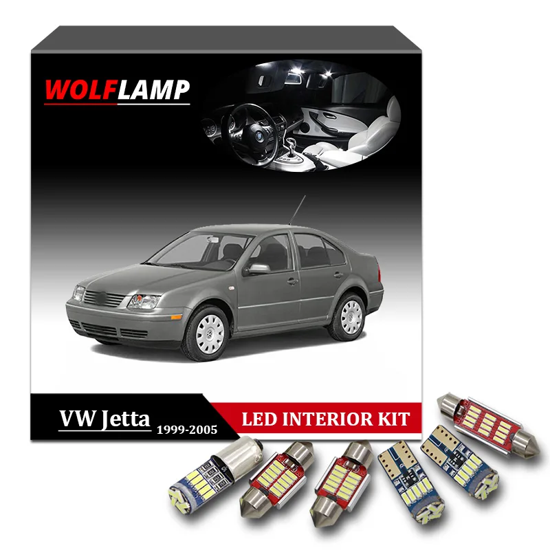 Wolflamp 15 шт. комплект Canbus светодиодный светильник для 1999-2005 VW MK4 Golf GTI Volkswagen Jetta |